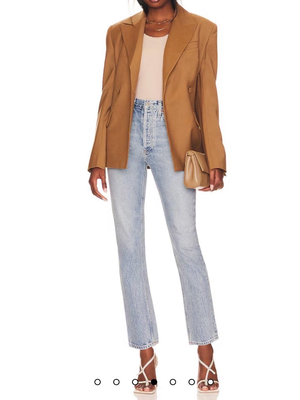 AGOLDE Riley High Rise Straight Cropped Jeans Style A056B-811 Renewal Sz 26